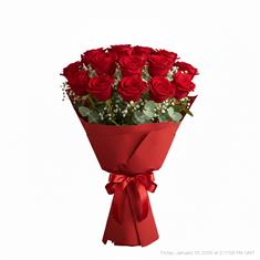 24 red roses