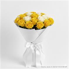 24 yellow  and white